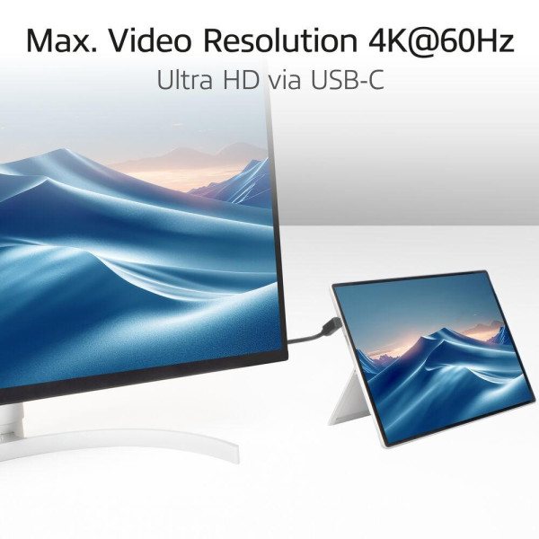 ACT Кабел USB-C - USB-C, 2м, 10Gbps 60W, ъглов нагоре/надолу