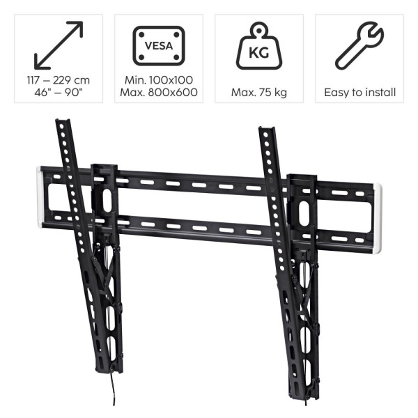 Стенна стойка за TV Hama, 254 см (100