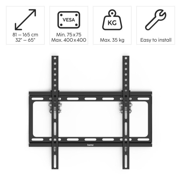 Стойка за TV Hama TILT, 191 см (75