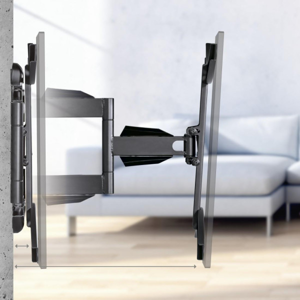 Стенна стойка за TV Fullmotion, 165 см, 32-65 