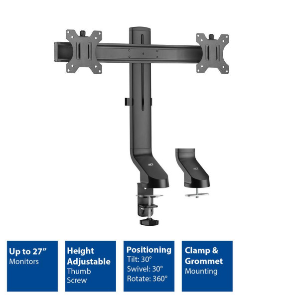 ACT Стойка за 2 бр мониторa 27