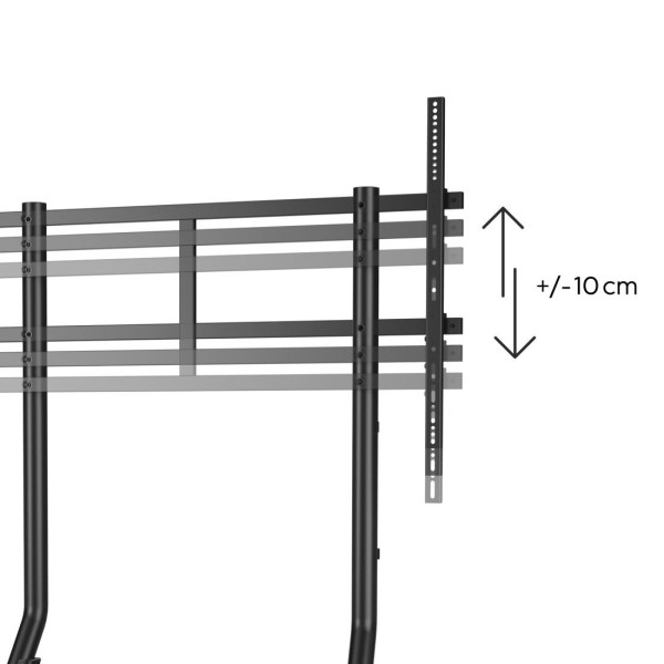 HAMA Метална стойка за TV, Trolley, 254 см (100