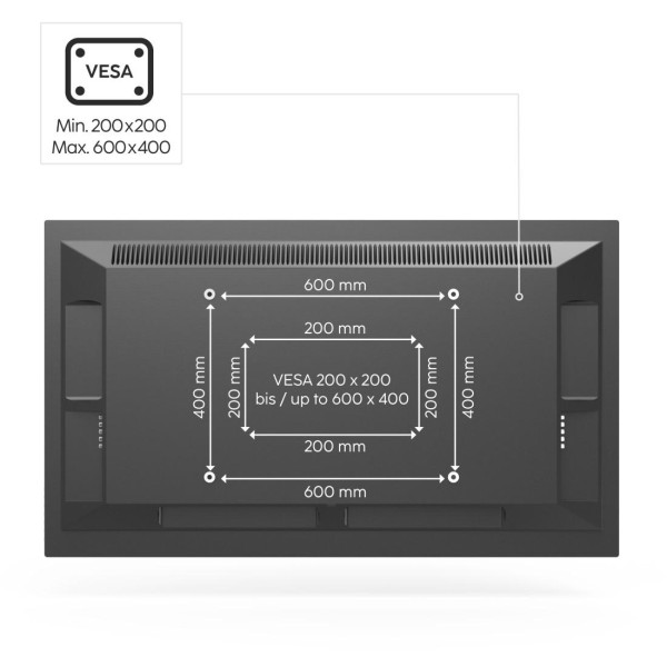 HAMA Мобилна стойка за TV Trolley , до / 75