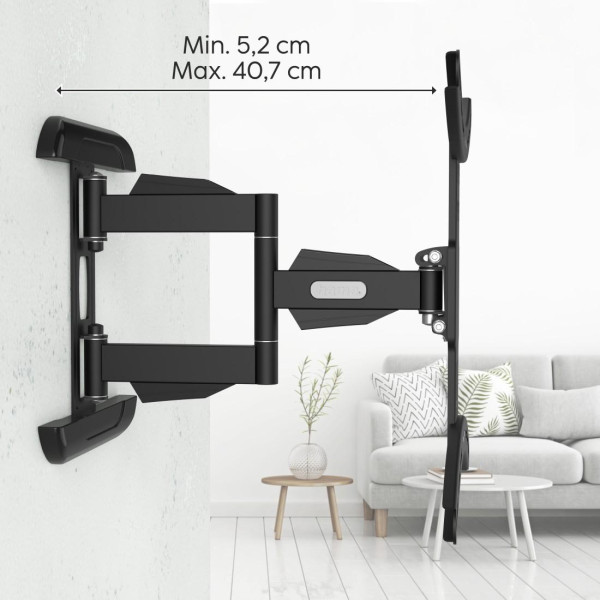 Стенна стойка за TV Fullmotion, 165 см, 32-65 