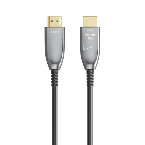 HAMA Оптичен HDMI кабел, ултра високоскоростен, AOC, сертифициран, 8K, алуминий, 10 м