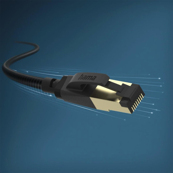 Мрежов пач кабел cat.8 S/FTP, 40Gbit/s, екраниран, 3м