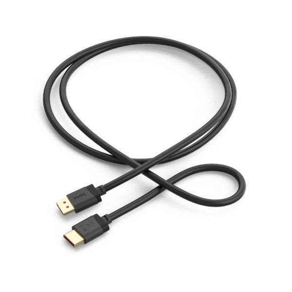 HAMA Кабел DisplayPort, DP 2.1, Ultra-HD 8K, 40 Gbit/s, 2 м