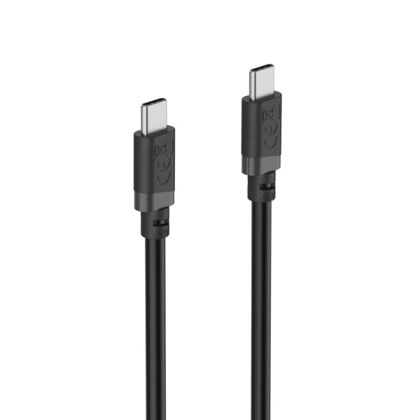 HAMA Кабел USB-C мъжко– USB-C мъжко, 60 W, 1 m, черен