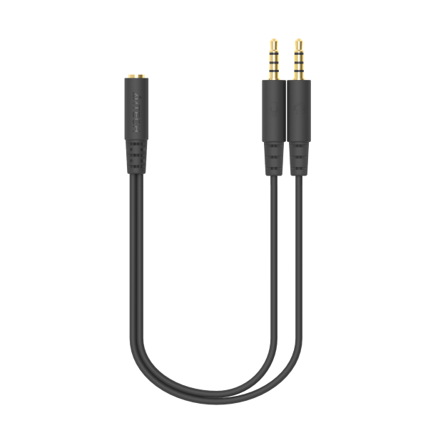 А4Tech Адаптер 3.5 mm жак женско - 2 x 3.5 mm жак мъжко