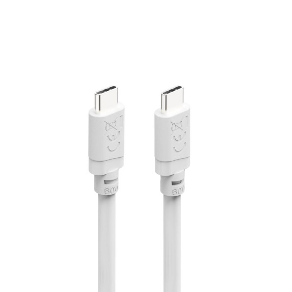 HAMA Кабел USB-C - USB-C, 60W, 2 м, бял