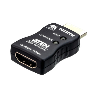 ЕDID емулатор адаптер ATEN VC081A, HDMI, 4K, Черен