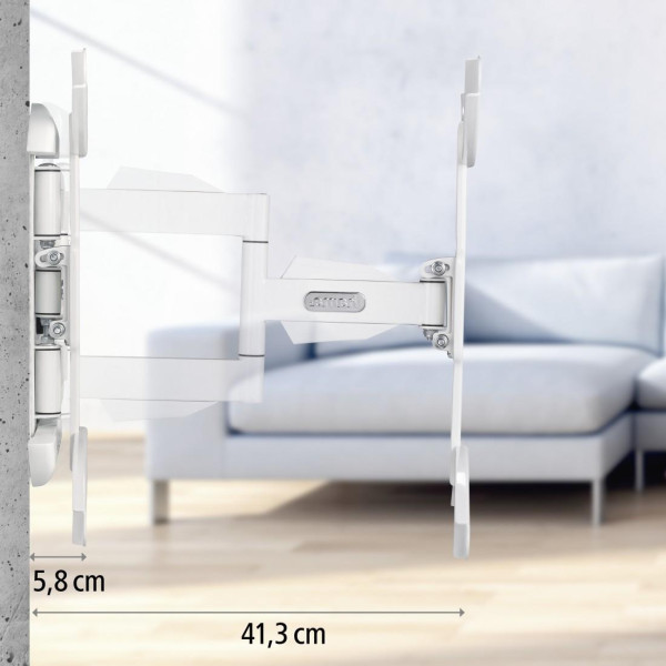 Стенна стойка за TV Fullmotion, 165 см, 32-65 