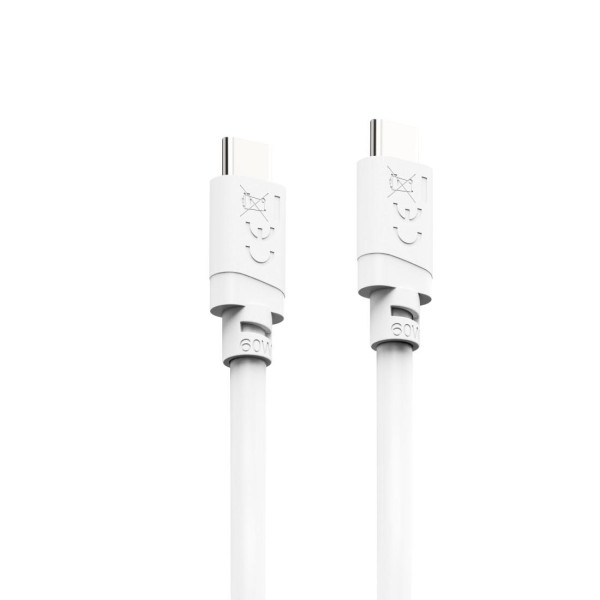 HAMA Кабел USB-C - USB-C, 60W, 2 м, бял