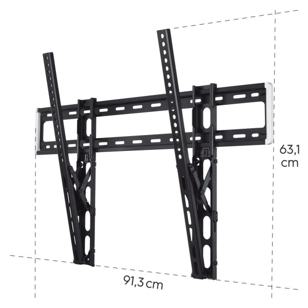 Стенна стойка за TV Hama, 254 см (100