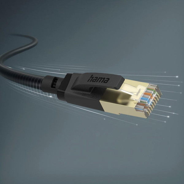 Мрежов пач кабел cat.8 S/FTP, 40Gbit/s, екраниран, 3м