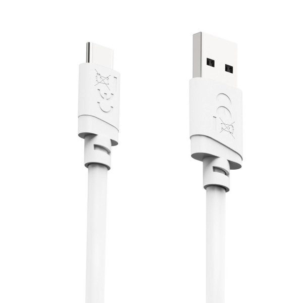 HAMA Кабел USB-A - USB-C, 2 м, бял