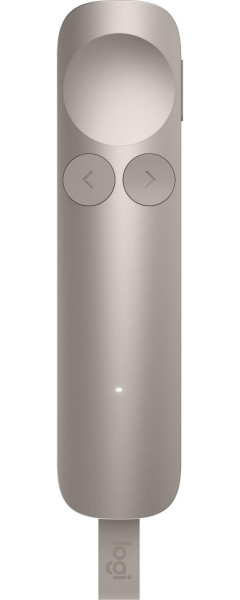 Безжичен презентер Logitech Spotlight 2, Bluetooth, 2.4 GHz Wireless - Бежов