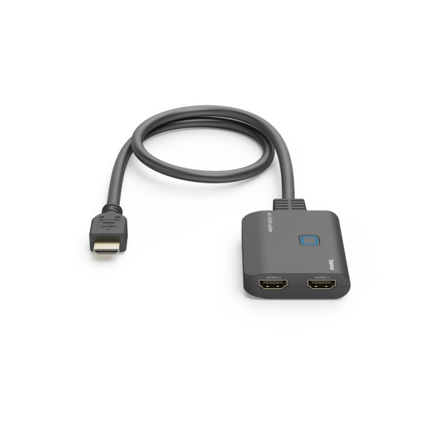 HAMA Сплитер 4K HDMI мъжко - 2 x HDMI женско, черен