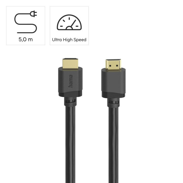 HAMA Кабел High Speed, HDMI - HDMI, 8K, 48GB/s, Ethernet , 5 м