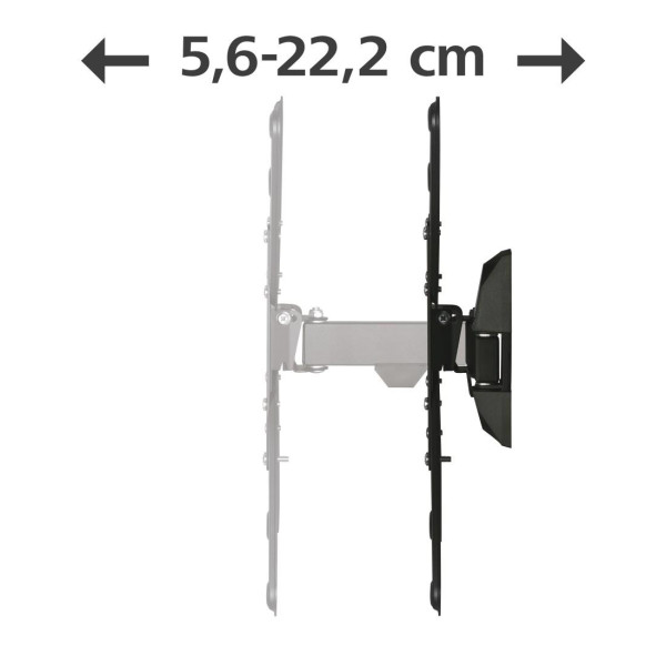Стенна стойка за TV, Fullmotion, 165см, 65